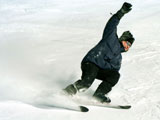 Snowblading at La Plagne, 2002 (click to enlarge)